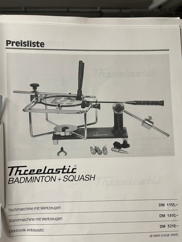 Tennis/Squash-Besaitungsmaschi